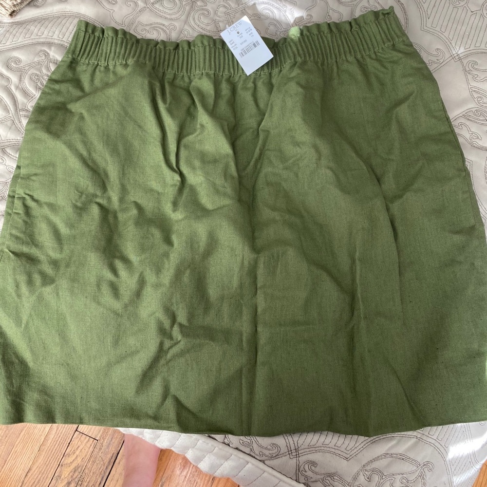 J Crew linen skirt